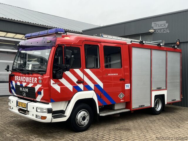 Fire engine Man LE 180 C Motorspuitaanhanger Automaat Matriaalw...