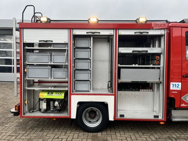 Man LE 180 C motorspuitaanhangwagen automaat, materiaalwagen met aggregaat, gereedschapskisten en ve Man LE 180 C Motorspuitaanhanger Automaat Matriaalw...