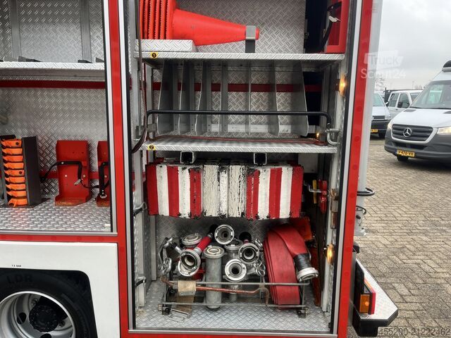 Man LE 180 C motorspuitaanhangwagen automaat, materiaalwagen met aggregaat, gereedschapskisten en ve Man LE 180 C Motorspuitaanhanger Automaat Matriaalw...