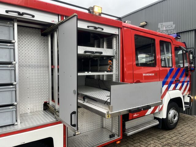 Man LE 180 C motorspuitaanhangwagen automaat, materiaalwagen met aggregaat, gereedschapskisten en ve Man LE 180 C Motorspuitaanhanger Automaat Matriaalw...