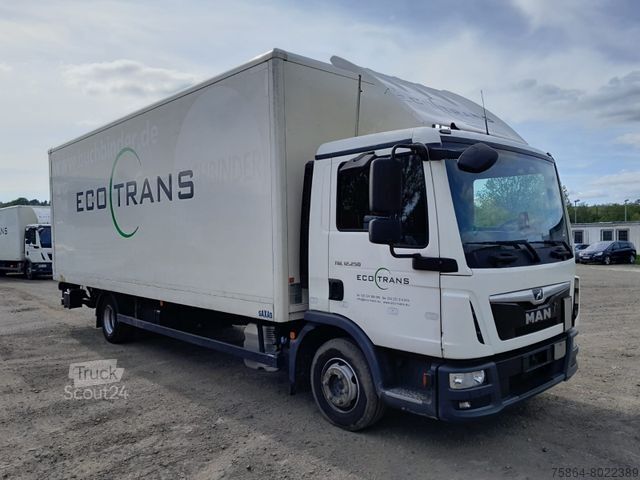 LKW mit Kofferaufbau MAN 12.250 , LBW , Schaltgetribe