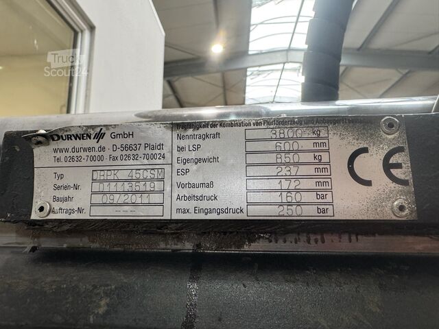 Zinkenverstellgerät Durwen DRPK 45CSM [ID: 1119]