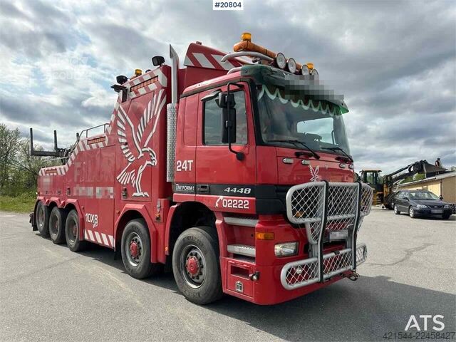 Véhicule de dépannage Mercedes-Benz Actros 4448 8x8 heavy hauler w/ SWS body and low m