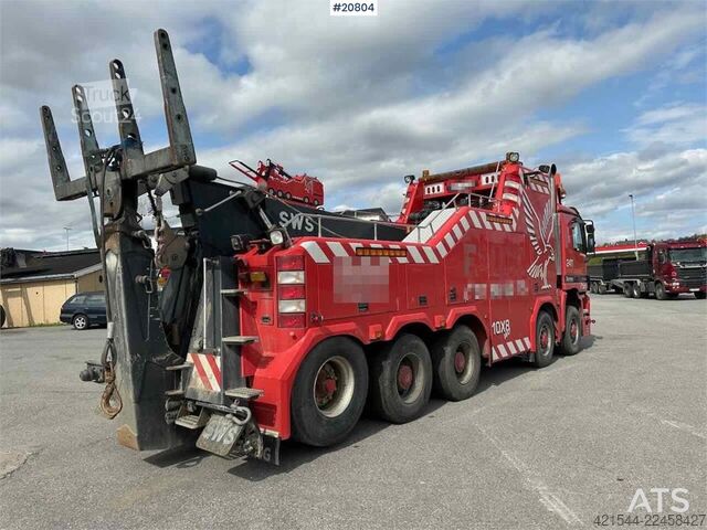 Véhicule de dépannage Mercedes-Benz Actros 4448 8x8 heavy hauler w/ SWS body and low m