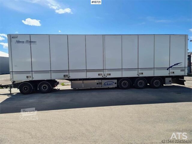 Bavul Ekeri 3-axle cabinet semitrailer w/ full side opening.