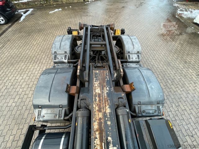 Camion benne à bras amovible MAN TGX 26.440 LL Abroller Meiller RK20.67 Lenk Reta