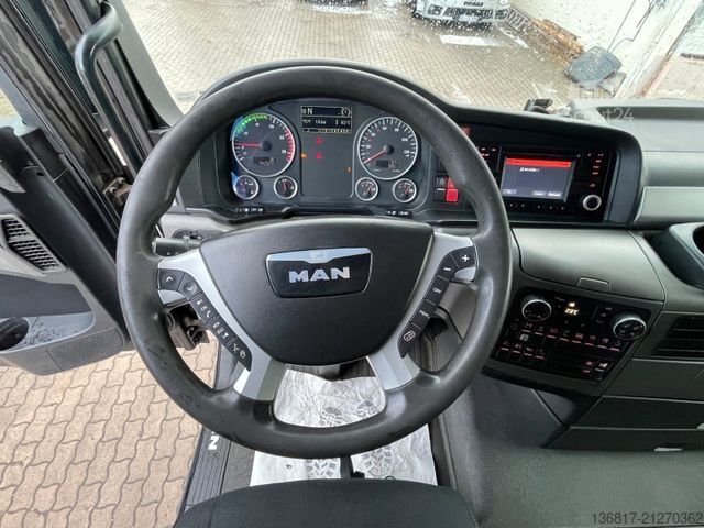 Camion benne à bras amovible MAN TGX 26.440 LL Abroller Meiller RK20.67 Lenk Reta