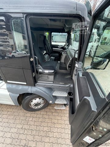 Camion benne à bras amovible MAN TGX 26.440 LL Abroller Meiller RK20.67 Lenk Reta