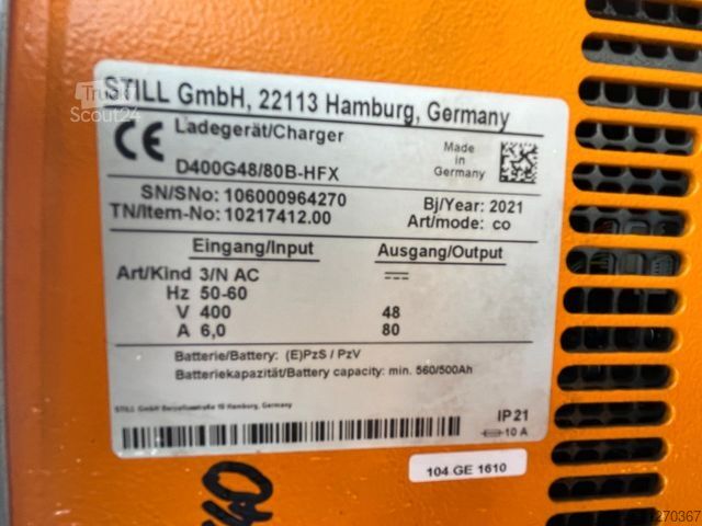 Front loader forklift STILL RX 20-16 Elektro Duplex Seitensch. Freibhub