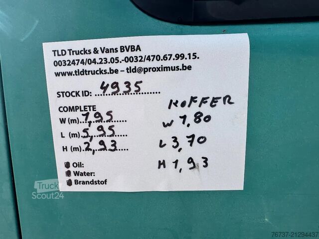 Fourgon tôlé Isuzu NPR **3500KG-BELGIAN ORIGINE**