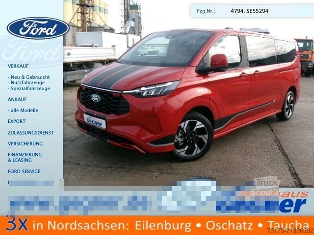 Minibus FORD Tourneo Custom Sport L2 PHEV Pano B&O 360° Kam