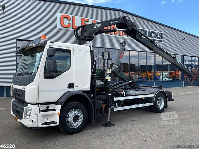  Volvo FE 250 Euro 6 Hiab 14 Tonmeter laadkraan Just 1...