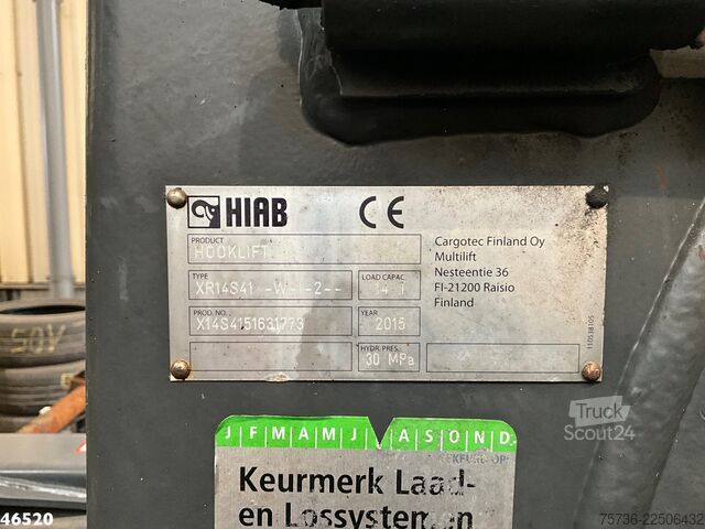 Kampókaros rendszer Volvo FE 250 Euro 6 Hiab 14 Tonmeter laadkraan Just 1...