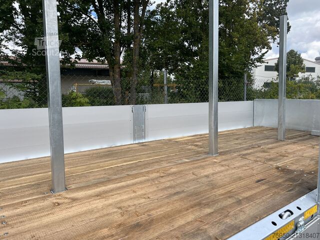 Otwarta przyczepa Möslein THT 11- G 7,2  Tandem- Pritschenanhänger- Tieflader