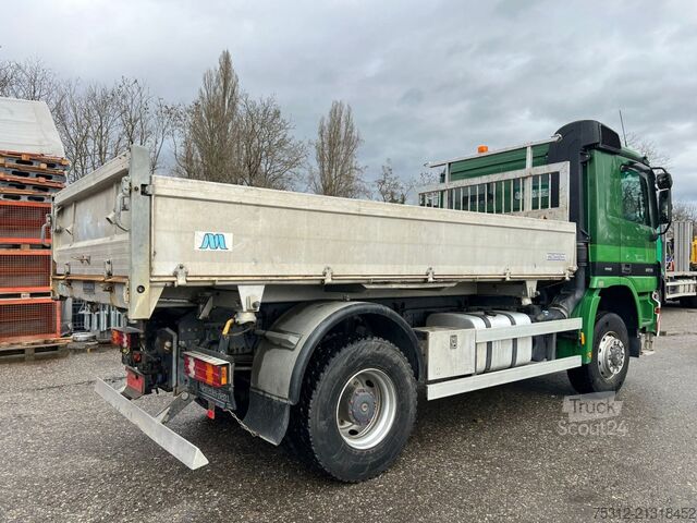 Autocamion basculant tridirecțional Mercedes-Benz Actros 1836  E5 4x4 Kardan MP2 Blatt Retarder AHK