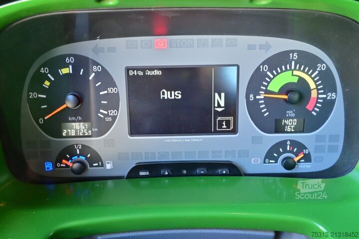 Autocamion basculant tridirecțional Mercedes-Benz Actros 1836  E5 4x4 Kardan MP2 Blatt Retarder AHK