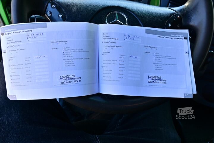 Autocamion basculant tridirecțional Mercedes-Benz Actros 1836  E5 4x4 Kardan MP2 Blatt Retarder AHK