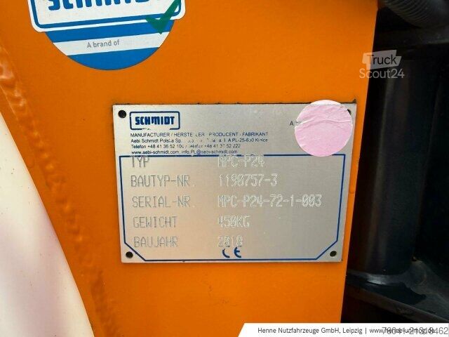 Machine agricole Schmidt Schneepflug MPC-P 24