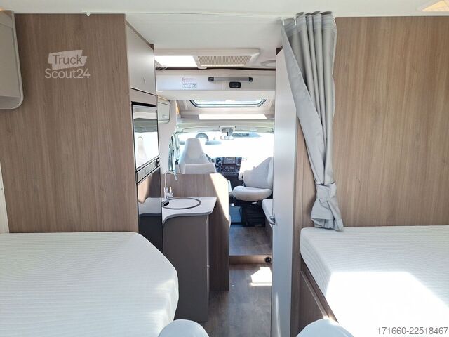 Half-integraal camper CARADO pro+ T 448 Hubbett*TV-Paket*Automatik