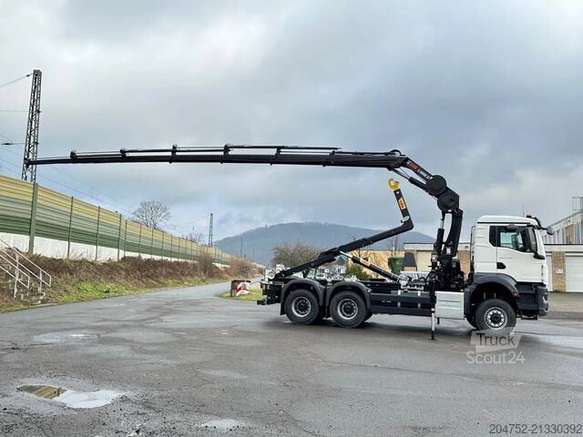 Hakenarmsystem MAN TGS 33.440 MAN TGS 33.440 6x6 BB Abrollkipper+K...