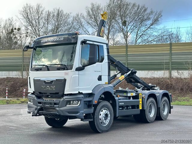 Hakenarmsystem MAN TGS 33.480 MAN TGS 33.480 6x4 Euro6e Abrollkipp...