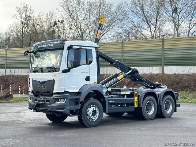 Hakenarmsystem MAN TGS 33.480 MAN TGS 33.480 6x4 Euro6e Abrollkipp...