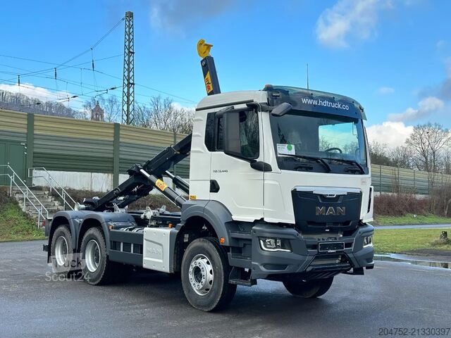 Hakenarmsystem MAN TGS 33.480 MAN TGS 33.480 6x4 Euro6e Abrollkipp...
