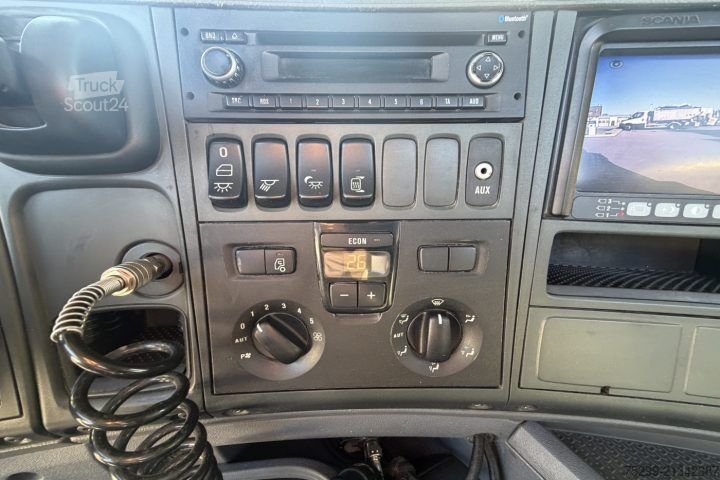 Camião porta-contentores de gancho Scania G450 CB 8x4 Trösch / Swiss-Vehicle