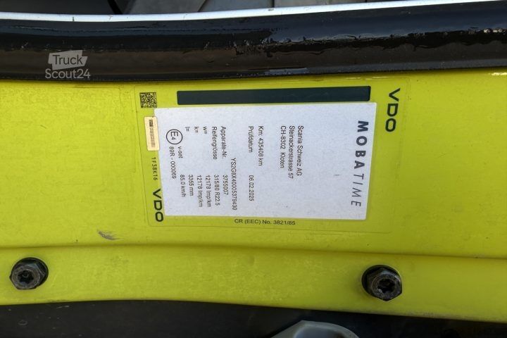 Camião porta-contentores de gancho Scania G450 CB 8x4 Trösch / Swiss-Vehicle