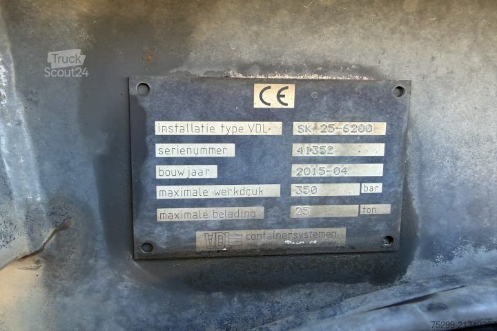 Camião porta-contentores de gancho Scania G450 CB 8x4 Trösch / Swiss-Vehicle