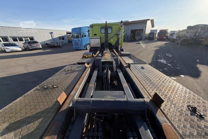 Camião porta-contentores de gancho Scania G450 CB 8x4 Trösch / Swiss-Vehicle