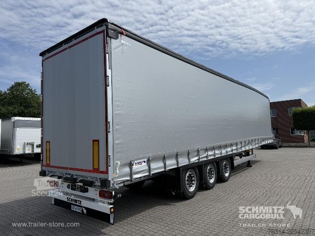 Open oplegger met zeil Schmitz Cargobull Curtainsider Mega Getränke