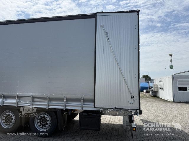 Open oplegger met zeil Schmitz Cargobull Curtainsider Mega Getränke