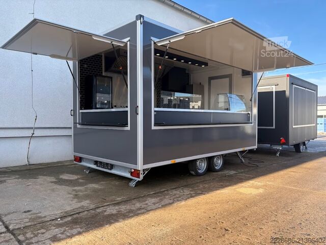Tirdzniecības piekabe Imbissanhänger, Imbisswagen Foodtruck sofort verfügbar, Finanzierung möglich