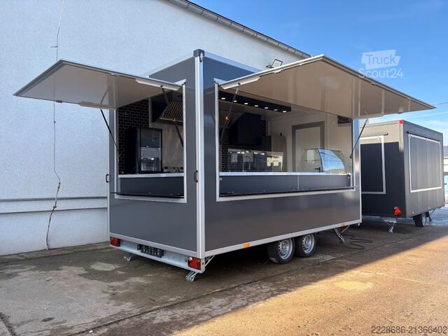 Tirdzniecības piekabe Imbissanhänger, Imbisswagen Foodtruck sofort verfügbar, Finanzierung möglich