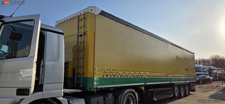 Semi-remorque bâchée Schmitz Cargobull S01 Liftachse | Palettenkasten