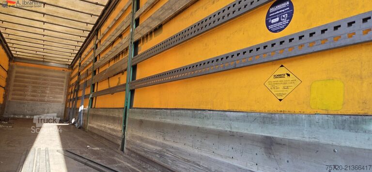 Semi-remorque bâchée Schmitz Cargobull S01 Liftachse | Palettenkasten