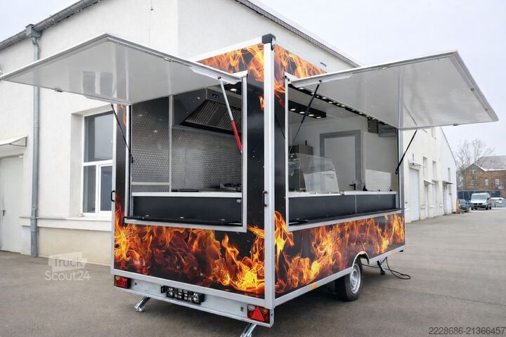 Pārdošanas piekabe TŪLĪGI PIEEJAMS Imbissanhänger | sofort verfügbar Finanzierung & Leasing möglich