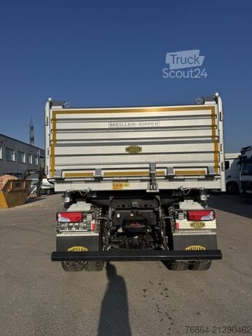 Трьохсторонній самоскид MAN TGS 35.520 3-SEITENKIPPER, 8X4,  MEILLER-GESTEINSKIPPER, RETARDER