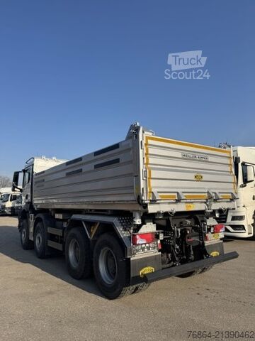 Трьохсторонній самоскид MAN TGS 35.520 3-SEITENKIPPER, 8X4,  MEILLER-GESTEINSKIPPER, RETARDER