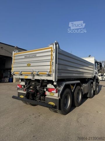 Трьохсторонній самоскид MAN TGS 35.520 3-SEITENKIPPER, 8X4,  MEILLER-GESTEINSKIPPER, RETARDER