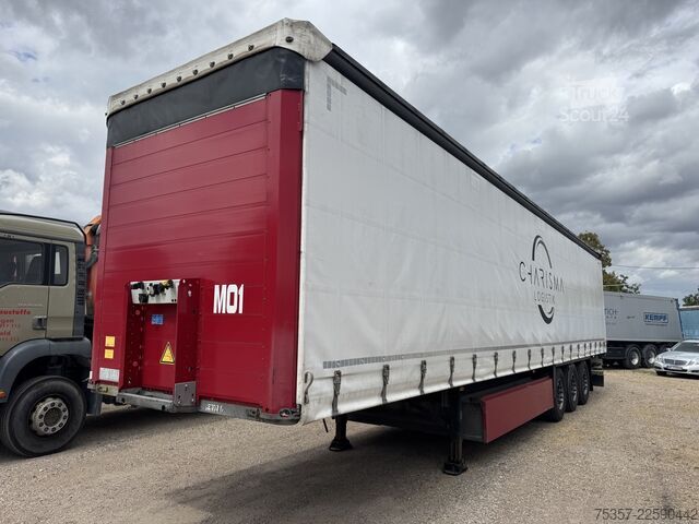 Atvērta puspiekabe ar tentu Schmitz Cargobull SCB*S3T*Curtainsider*Verzinkt*XL*Daimleq