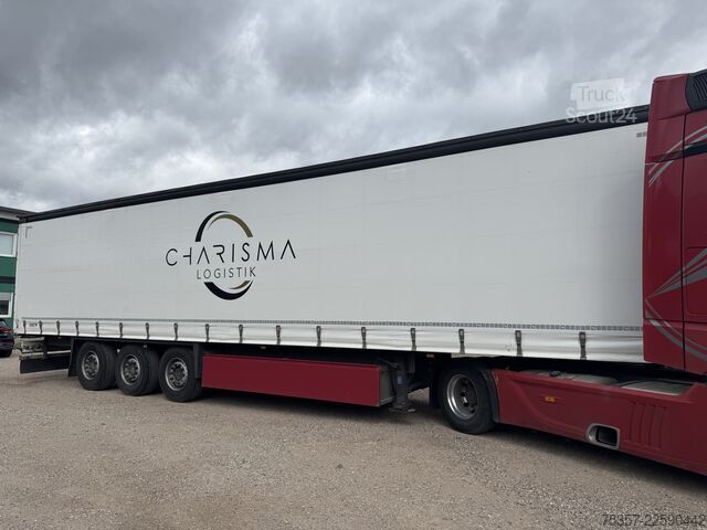 Atvērta puspiekabe ar tentu Schmitz Cargobull SCB*S3T*Curtainsider*Verzinkt*XL*Daimleq