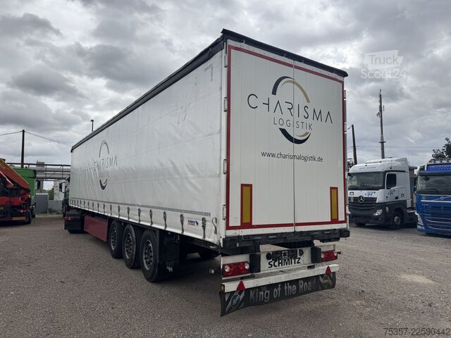 Atvērta puspiekabe ar tentu Schmitz Cargobull SCB*S3T*Curtainsider*Verzinkt*XL*Daimleq