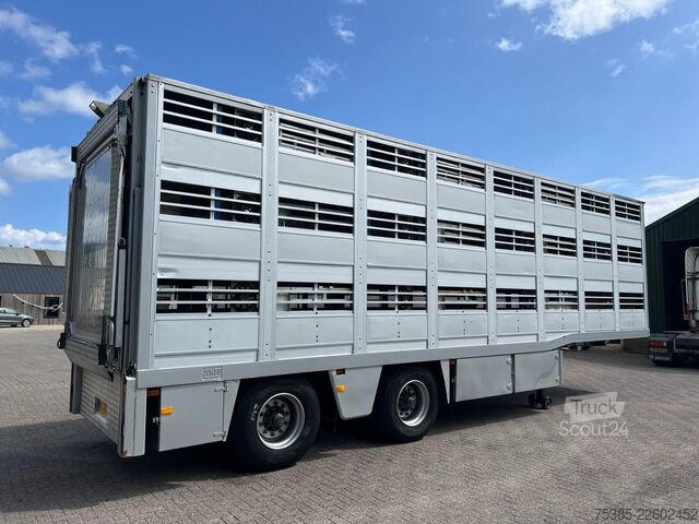 Transport de bétail Berdex TO 180 S Berdex Veewagen Livestock Weeglift