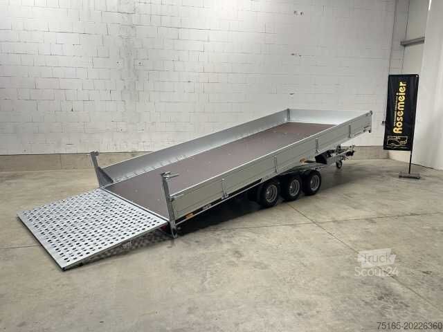 Autotransporter Anhänger Martz GT Universal 500/3 S Holz BW Maschinentransporte