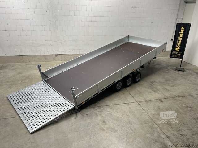 Remorcă transport auto Martz GT Universal 500/3 S Holz BW Maschinentransporte
