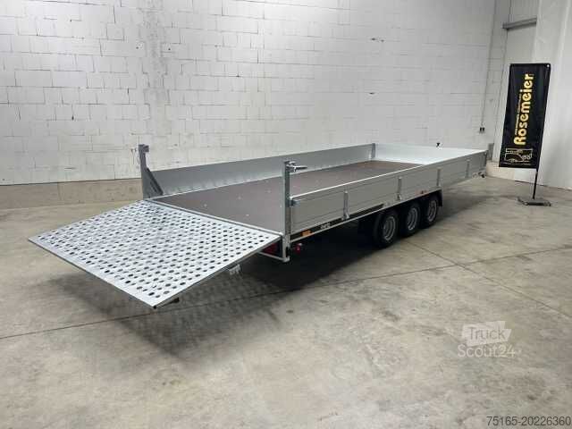 Remorcă transport auto Martz GT Universal 500/3 S Holz BW Maschinentransporte