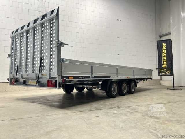 Autotransporter Anhänger Martz GT Universal 500/3 S Holz BW Maschinentransporte