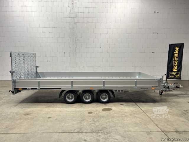 Remorcă transport auto Martz GT Universal 500/3 S Holz BW Maschinentransporte